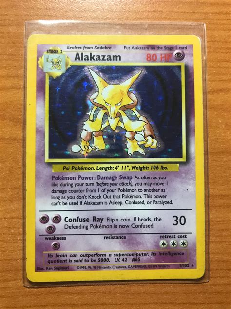 Pokemon Card Alakazam, Hobbies & Toys, Toys & Games on Carousell