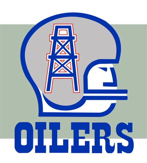 History Of All Logos All Houston Oilers Logos