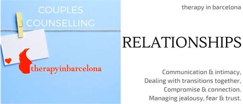 Couples Counseling Therapist Therapy In Barcelona