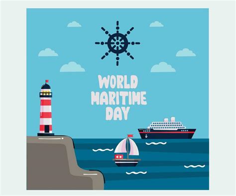 World Maritime Day Celebration Vector Art At Vecteezy