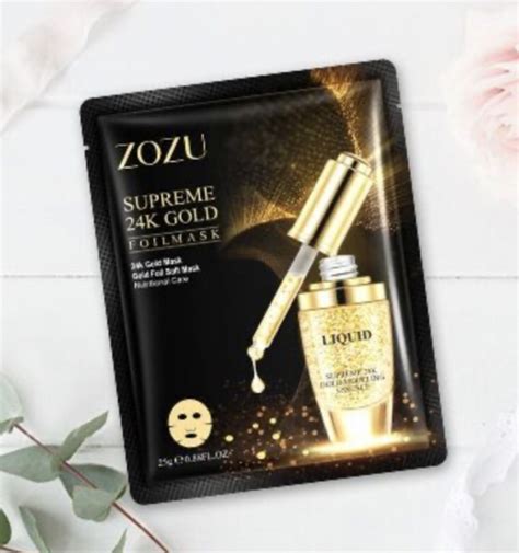 Тканевая маска для лица Zozu Supreme 24k Gold | отзывы