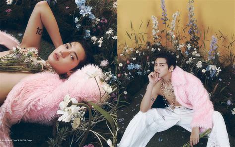 Former Nu Est Member Ren Surrounds Himself With Summer Flowers In The