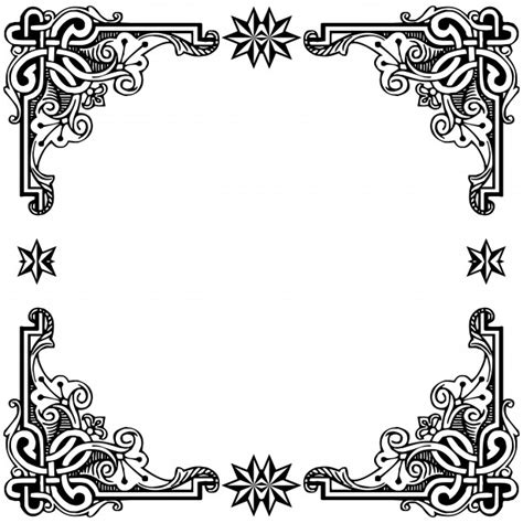 black symmetric frame  stock photo public domain pictures