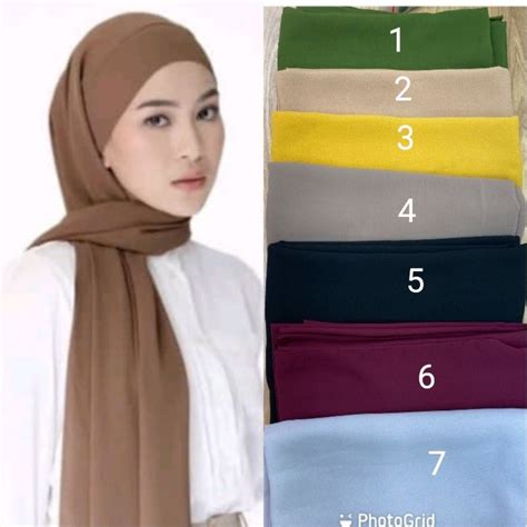 Jual Pashmina Instan Malaysia Melayu Shopee Indonesia