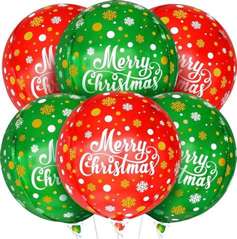 Katchon Merry Christmas Balloons Decorations 22 Inch