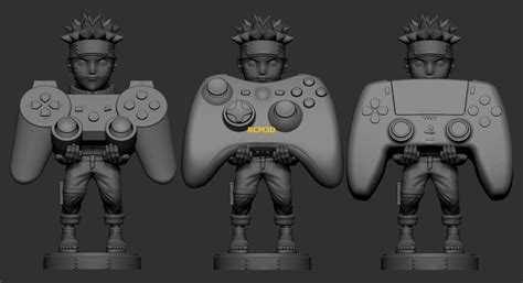 Naruto Cellphone And Joystick Holder Free 3d Model 3d Printable Cgtrader