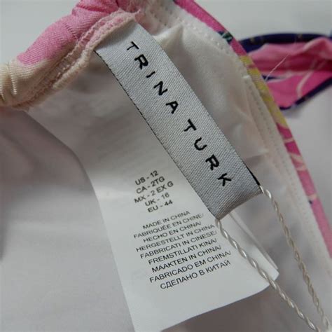 Trina Turk Swim Trina Turk Opulent Oasis Triangle Bikini Top Size Floral Tropical New