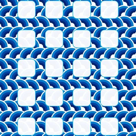 Pattern Blue Shelf Wallpaper Sc IPhone6sPlus