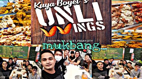 Mukbang On Kuya Boyet S Unli Wings YouTube