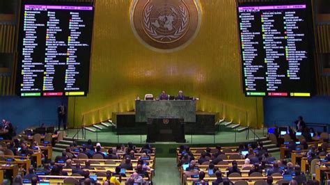 Un General Assembly Adopts Resolution Urging Immediate Humanitarian Truce In Gaza Amu Tv