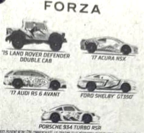 T Hunted A nova coleção Forza Motorsports da Hot Wheels