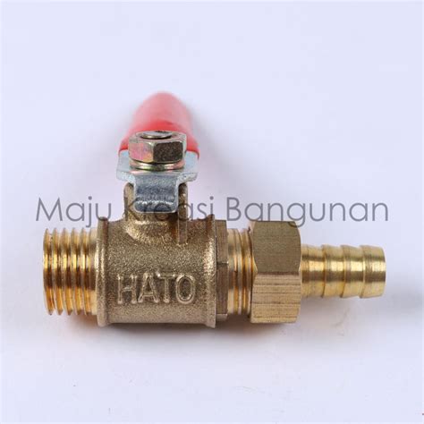 Stop Kran Angin Kompresor Ball Valve Inch Inci Kuningan