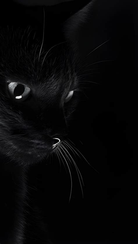 pin  zeynep aysu kiyi  wallpaper cute cat wallpaper black cat