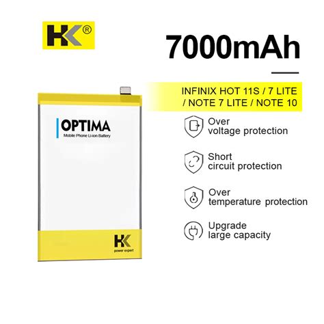 Jual HK Optima Baterai Infinix Hot 11S 7 Lite Note 7 Lite Note 10 Zero X Neo BL 49GX