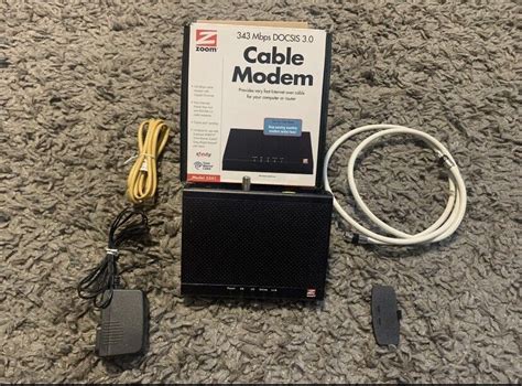 Zoom Cable Modem New Docsis 30 343mbps Speed 5341 00 03j Gb Lan Port