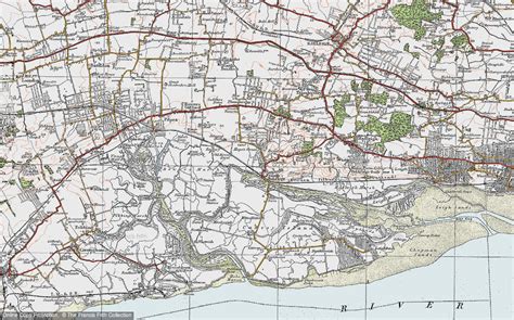 maps south benfleet essex francis frith