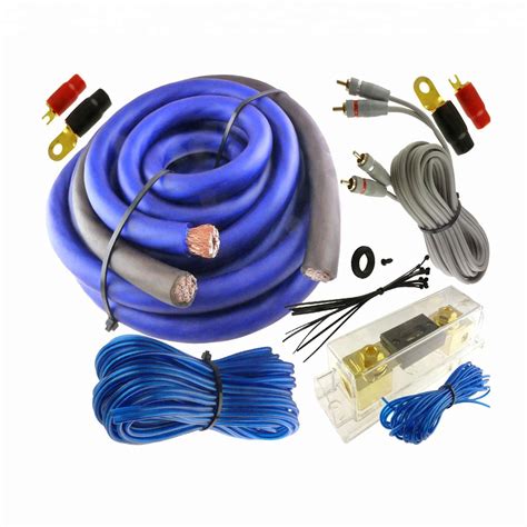 boss audio systems  gauge car audio amp wiring kit ft complete