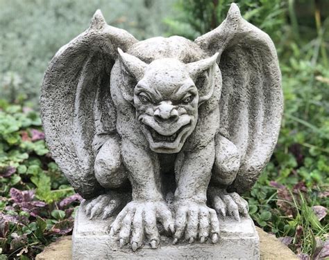 The Spitting Gargoyle Of Notre Dame Etsy