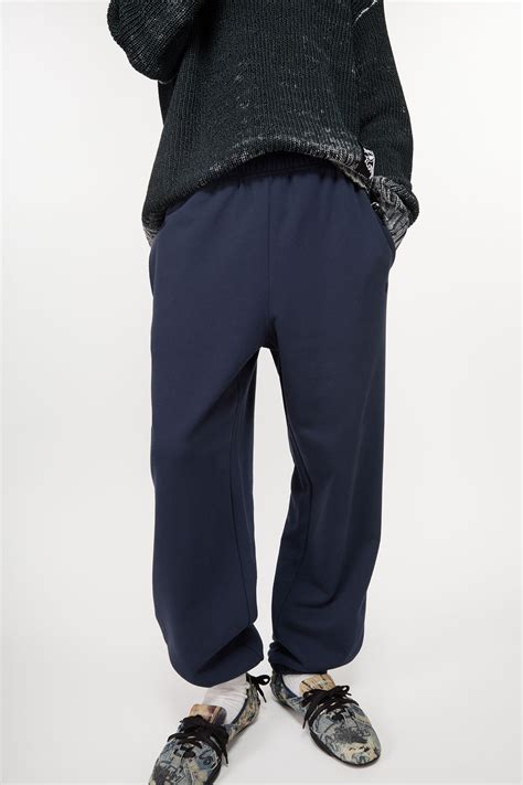 Acne Studios - Cotton sweatpants - Navy blue