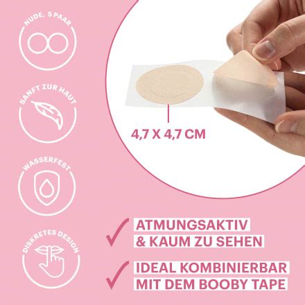 BOOBY TAPE Nipple Covers Nude 5 Paar 10 St dauerhaft günstig online kaufen dm de