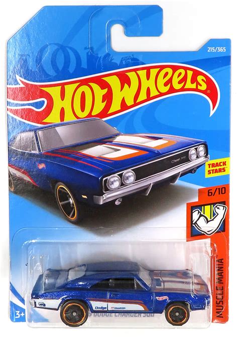 DODGE CHARGER Blue X Orange X White Hot Wheels MUSCLE MANIA FKB Toy Hobby