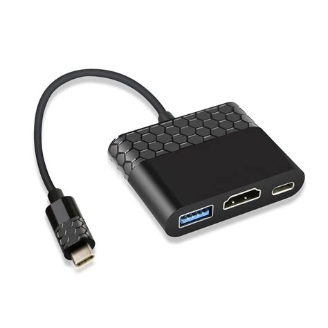 【楽天市場】【送料無料】type C To Hdmiusb 変換アダプタ 3in1 Usb C ハブ Type C Hdmi変換アダプタ