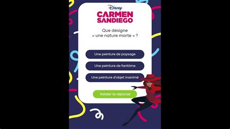 Carmen Sandiego Promouvoir l univers de la série aux jeunes lors d un