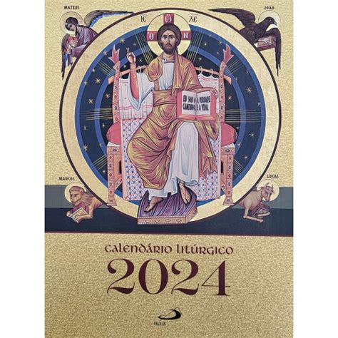 CALENDARIO DE PAREDE 2024 LITURGICO