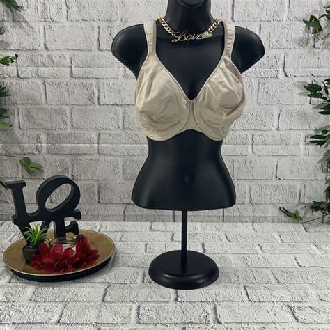 Bali Intimates Sleepwear Defects Womens Bali Nude Wide Strapped Non Padded Wired Bra 38ddd