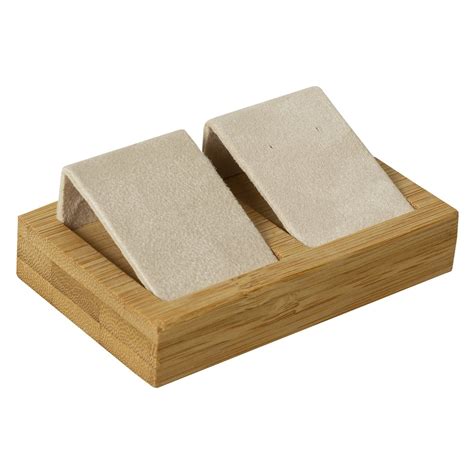 ROSA CLASS Expositor De Brinco Duplo Suede Nude