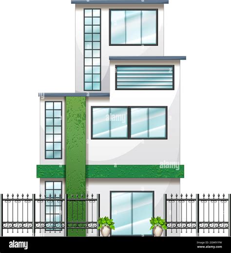 A Newly Built House Stock Vector Images Alamy