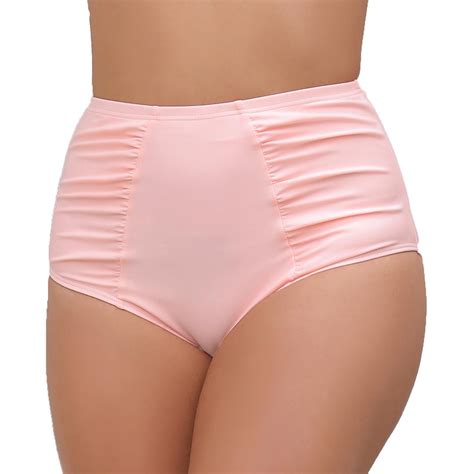 Joybik Women S High Waisted Bikini Bottoms Ruched Swim Bottoms Full Coverage Tankini Swimsuits