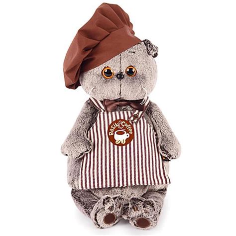 Басик и Ко, Мягкая игрушка "Басик-бариста", 25 см - купить с доставкой ...