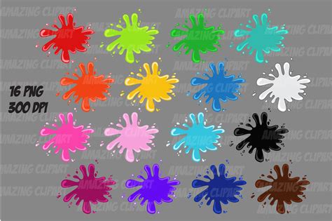 Splashes Clipart