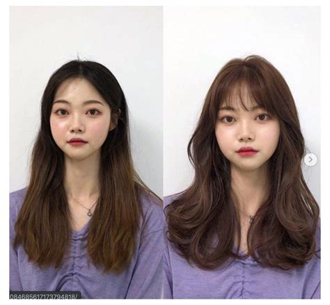 Beautiful Asian Long Hairstyles For Round Faces Bridesmaid Hair Red