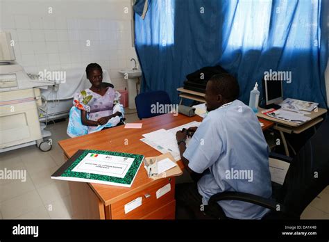 A Hospital In Africa Stock Photo Alamy