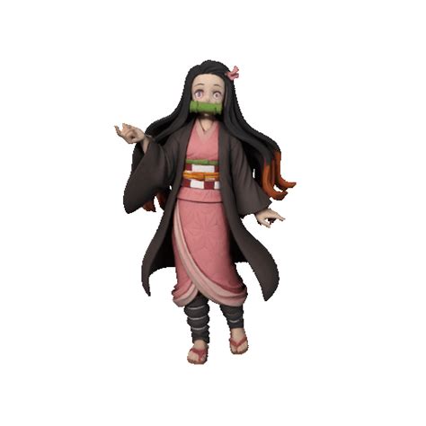 nezuko anime fan art inspired  demon slayer  versions stl