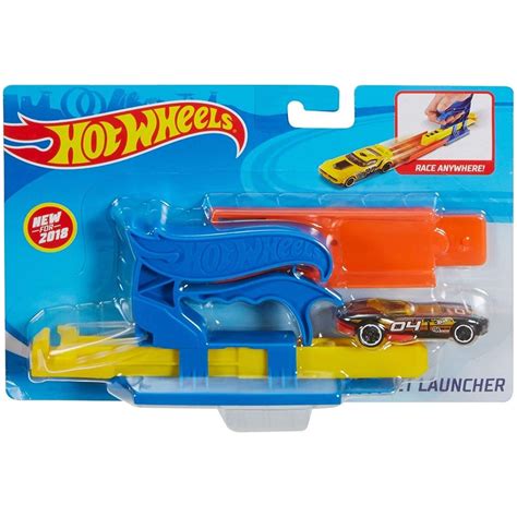 Pista Hot Wheels Mattel Action Lançador Vertical Carro Nuvem de Algodão