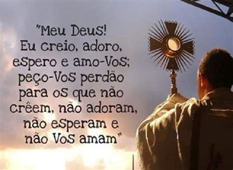 Meu Deus Eu Creio Adoro Espero E Amo-vos Letra