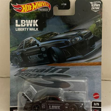HITAM Hot Wheels Nissan LBWK Skyline R Silhouette Chase Black