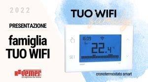 Termostato Smart Wi Fi Batteria Bianco Mod Tuo Wi Fi Batteria