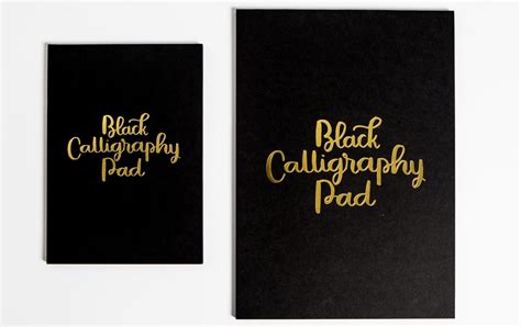 IFEX - Black Calligraphy Pad