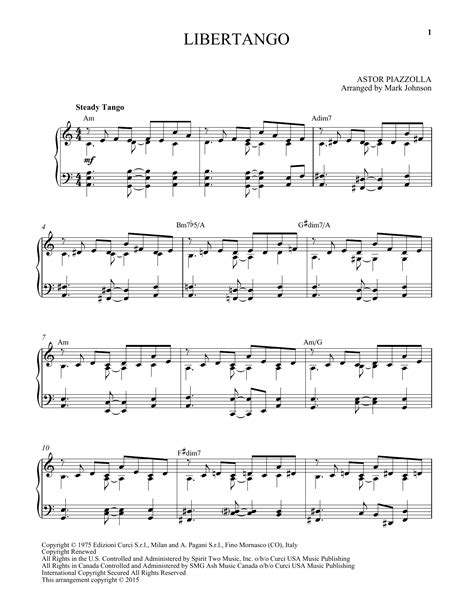 Astor Piazzolla Libertango