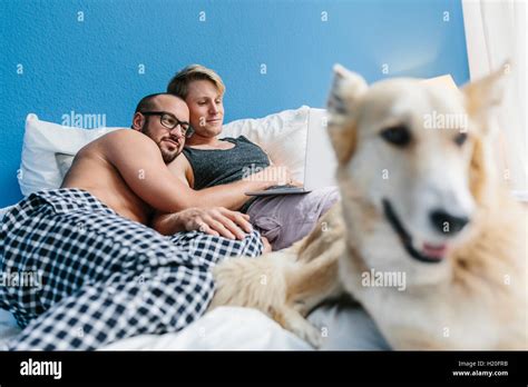 Gay Men Lying In Bed Hi Res Stock Photography And Images Alamy