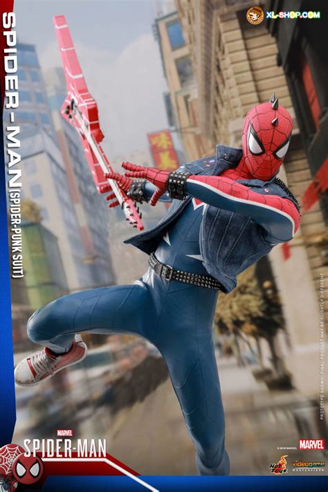 Hot Toys VGM Marvel S Spider Man Th Scale Spider Man Spider Punk Suit Collectible