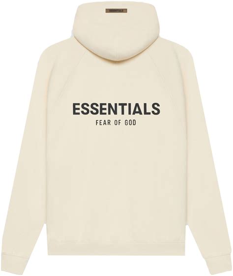 FEAR OF GOD ESSENTIALS HOODIE "CREAM" SS21