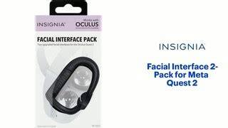 Insignia Facial Interface Pack For Meta Quest Black Ns Q Lfi