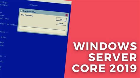 Windows Server Core Vs Gui How To Install Windows Server 2019 Core