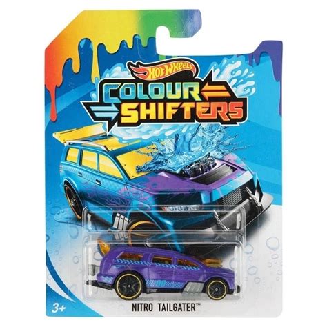 Машинка Хот Вилс Меняет Цвет Color Shifters Nitro Tailgater Hot