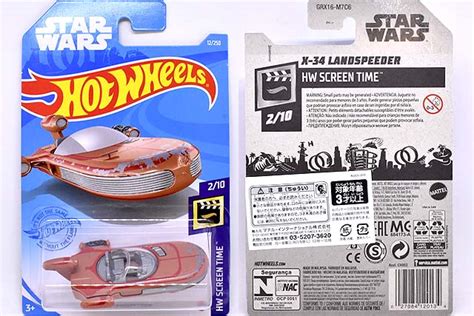 X 34 LANDSPEEDERのレビュースターウォーズの劇中ビークルがメインラインに GRX16 Hot Wheels 情報まとめ ホットウィール にわかマニア